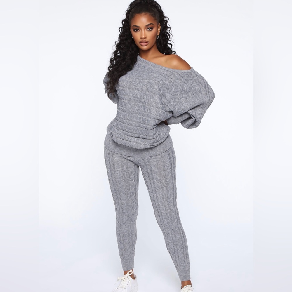 Grey Sweater Set - Picture 2 of 3